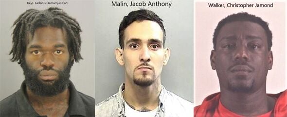Ladarus Demarquis Earl Keys, Christopher Jamond Walker, Jacob Anthony Malin